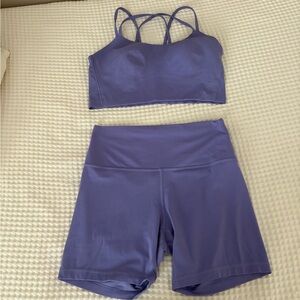 Lululemon Dark Lavender 3 Pc Set